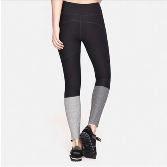 Outdoor Voices Black Dipped Leggings Sz Medium - Picture 8 of 10